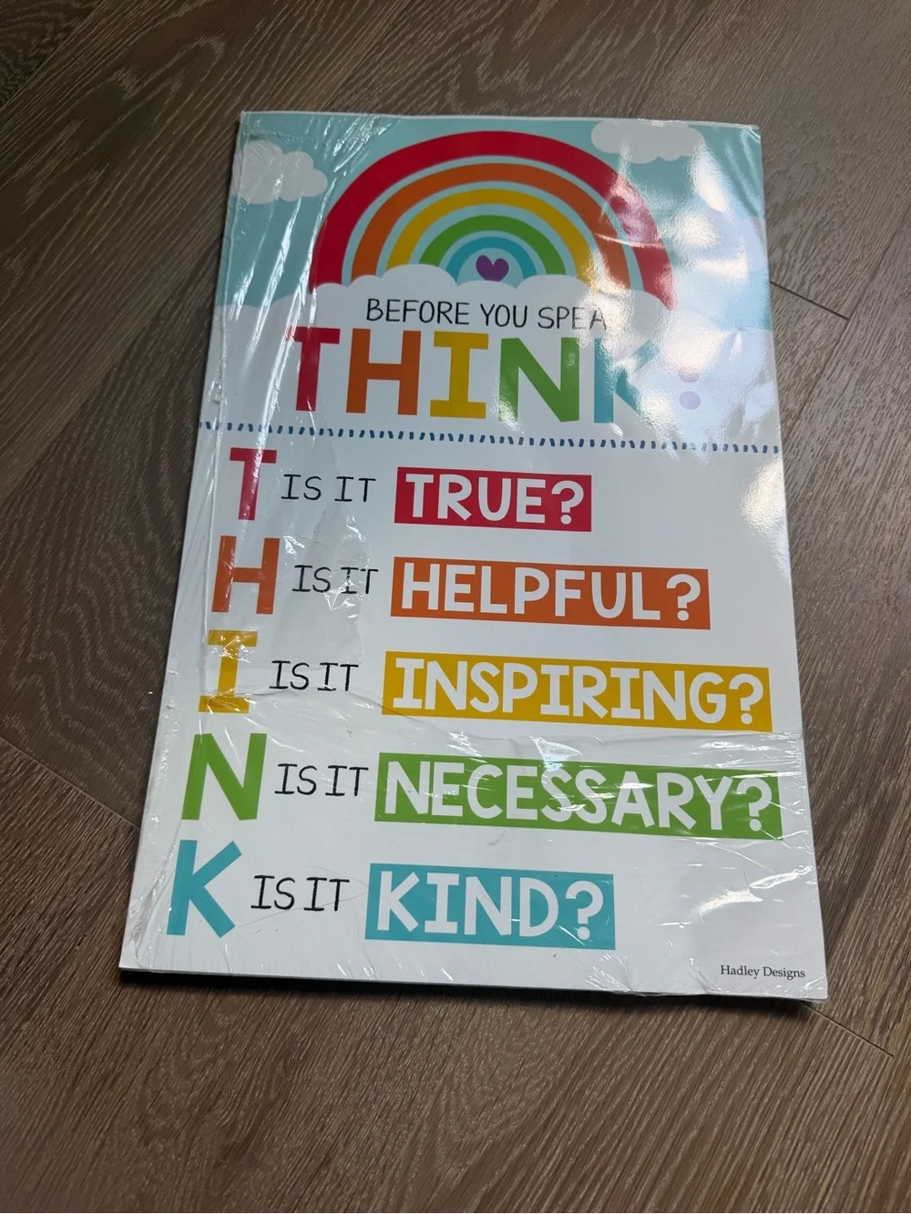 Rainbow Breathing & Feelings Learning Posters - Colorful Educational Home Design